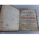 Religion - Sechs Bücher vom wahren Christenthum von Johann Arndts, Nürnberg 1762,Paradiesgärtlein,