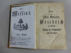 Der Messias - 2 Bände in einem, Ode an Ihre Majestät Friedrich den Fünften, König inDänemark und