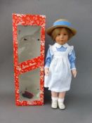 Käthe Kruse Puppe um 1980, neuwertiger Zustand, im OK, l. 52cm