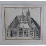 Merian, Matthäus (1593 Basel - 1650 Bad Schwalbach), Kupferstich "Das Collegium derHohenschuel zu