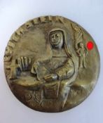 Medaille Edith Stein, zur Seligsprechung in Köln 1987, d. 8cm