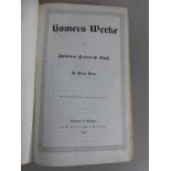 Voß, Johann, Heinrich - Homers Werke in einem Bande, 25 Kupferstiche, Stuttgart 1840, 671S.,