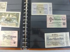 Sammlung Notgeld, überwiegend Würzburg und Unterfranken, insgesamt 88 Scheine, darunterseltene,