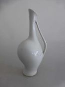 Rosenthal Kunstabteilung, Vase "Schwangere Luise", Entw.: Fritz Heidenreich 1950,Weißporzellan, h.