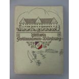 Postkarte - Abituria Ferdinandeum Würzburg, gelaufen