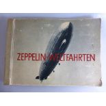 Sammelalbum - Zeppelin Weltfahrten, Bilderstelle Lohse Dresden, 1933, wohl komplett