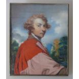 Hart, Solomon Alexander (1806 Plymouth - 1881 London), Portrait von Sir Joshua Reynolds,die Miniatur
