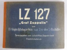 Luftfahrt - LZ 127 "Graf Zeppelin", 15 Originalphotographien vom Bau des Luftschiffs, aufKarton