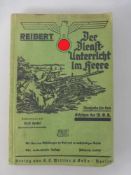 Reibert - Der Dienstunterricht im Heere - Ausgabe für den Schützen der MGK, 1938/39, mitüber 500