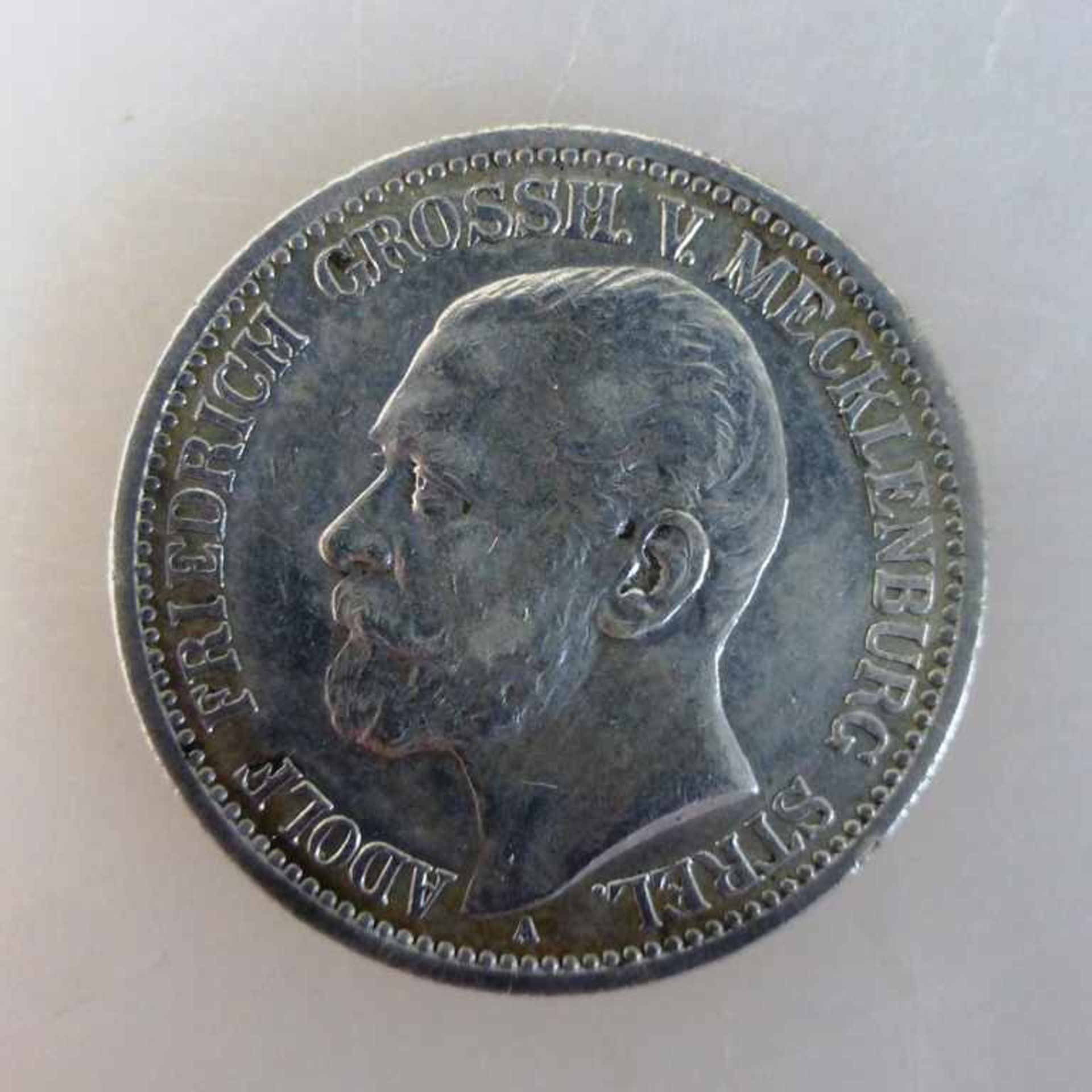 Kaiserreich - Mecklenburg - Strelitz, 2 Mark, 1905, Großherzog Adolf Friedrich(1904-1914), vz,