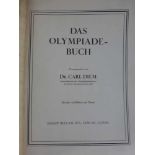 Dr. Carl Diem - Das Olympiade Buch, Berlin 1936, Schutzumschlag fehlt, über 130 Bilder undPläne,