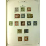 Briefmarken Sammlung Deutsches Reich, prachtvolle Sammlung von 1872 - 1945 imVordruckalbum, komplett