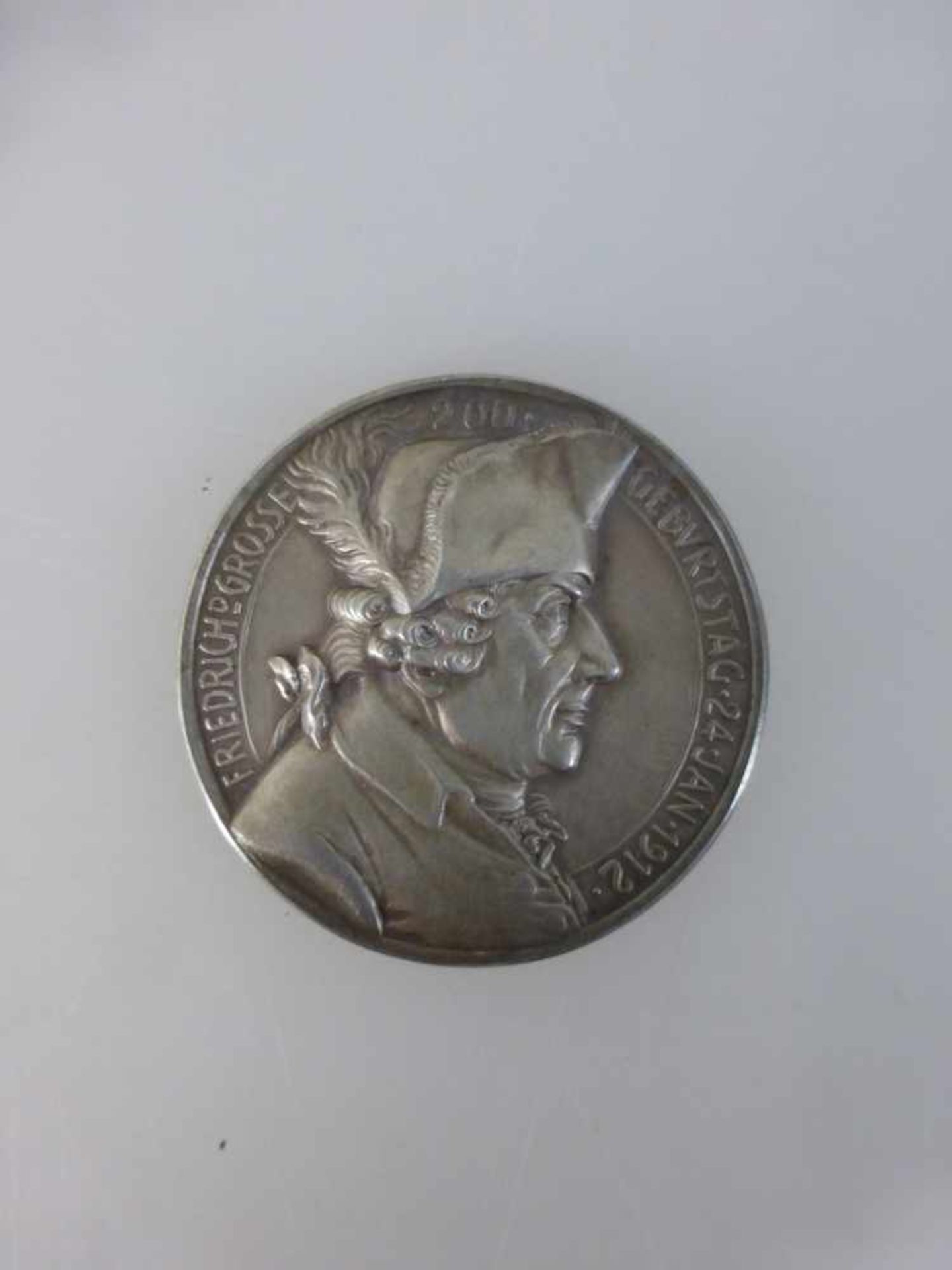 Medaille Preussen 1912, Karl Goetz, auf den 200. Geburtstag Friedrichs des Großen,Brustbild nach