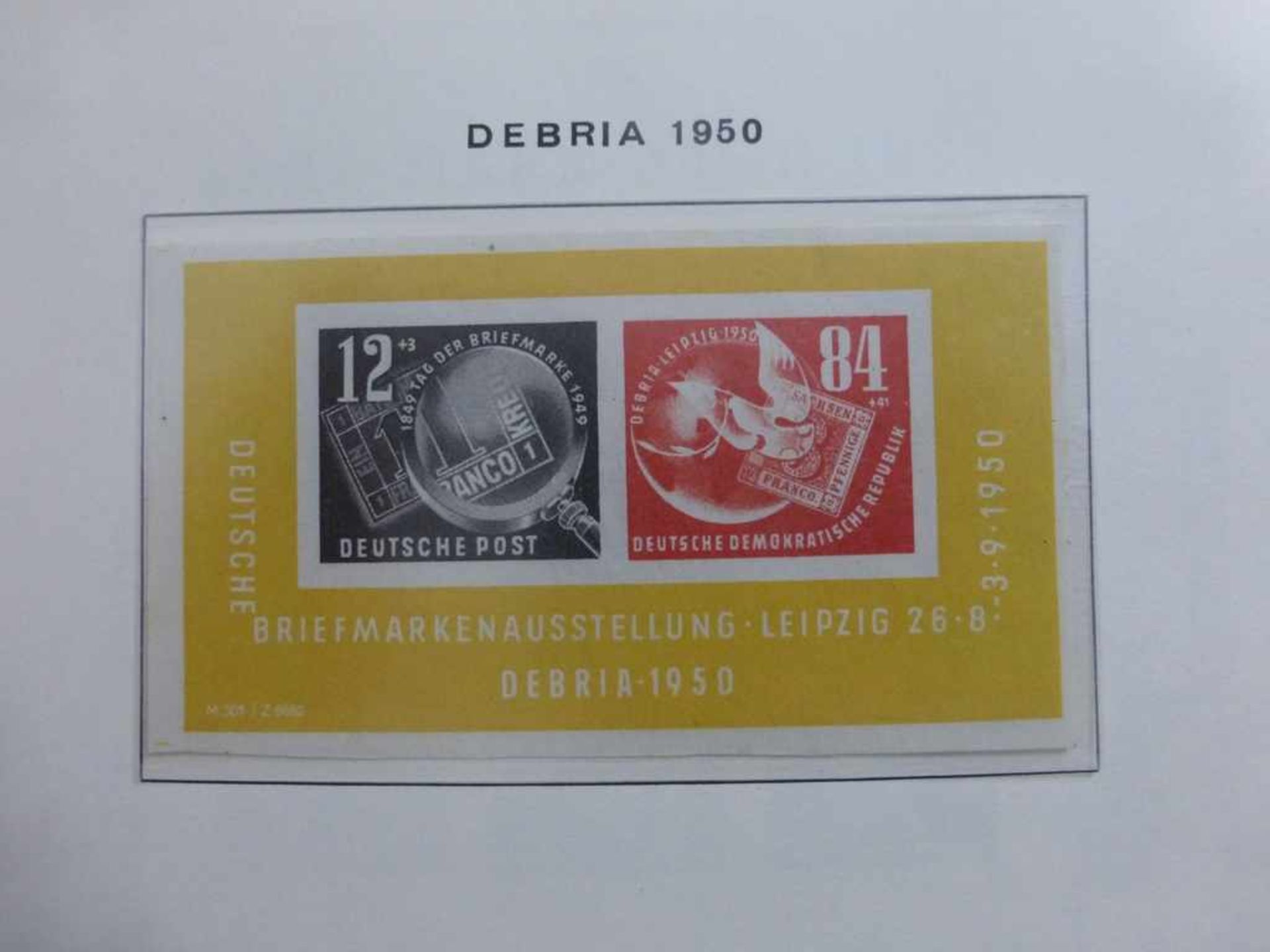 Briefmarken Sammlung DDR 1949/50 - 1990, komplett ** in 3 Schaubek Alben, schöne saubereSammlung, - Bild 2 aus 4