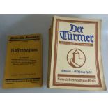 Konvolut "Der Türmer", Heinrich Beeken Verlag Berlin 1933/34 (13x), und 4 SüddeutscheMonatshefte