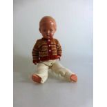 Schildkröt Puppe Junge, 1960er Jahre, Beine etwas gelockert,, gem. 29 1/2, min.Spielspuren- - -18.00