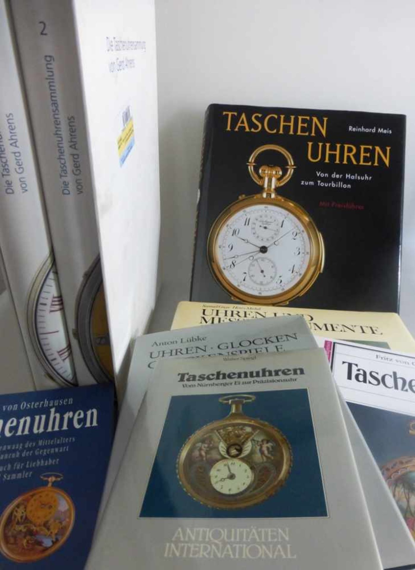 Fachliteratur - Konvolut Uhren-Bücher, meist Taschenuhren, 2 Bände - DieTaschenuhrensammlung von