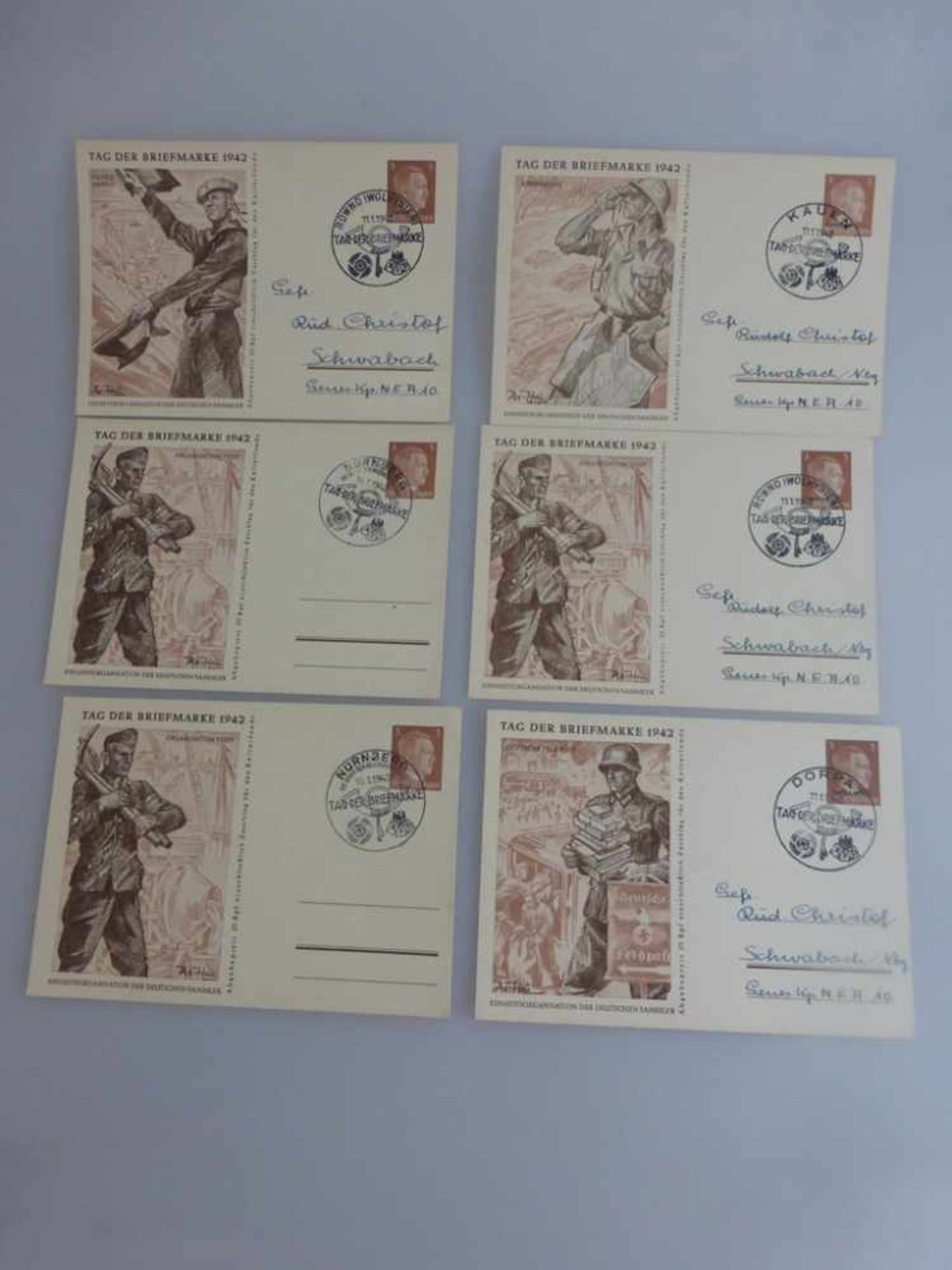 Deutsches Reich - Belege, Postkarten u.a., über 60 Stück, bitte besichtigen!- - -18.00 % buyer's - Bild 3 aus 3