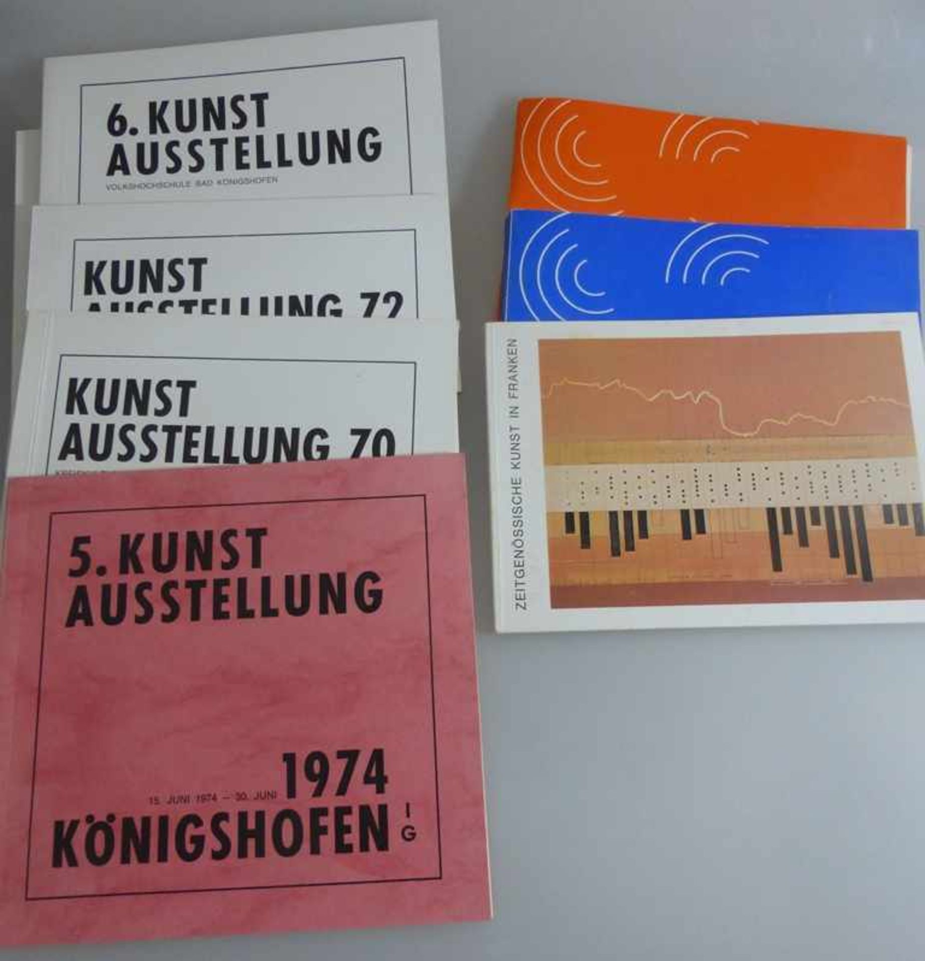 Sammlung Ausstellungskataloge, Ausstellungen in Bad Königshofen (7x 1970/80er Jahre), 3Kataloge