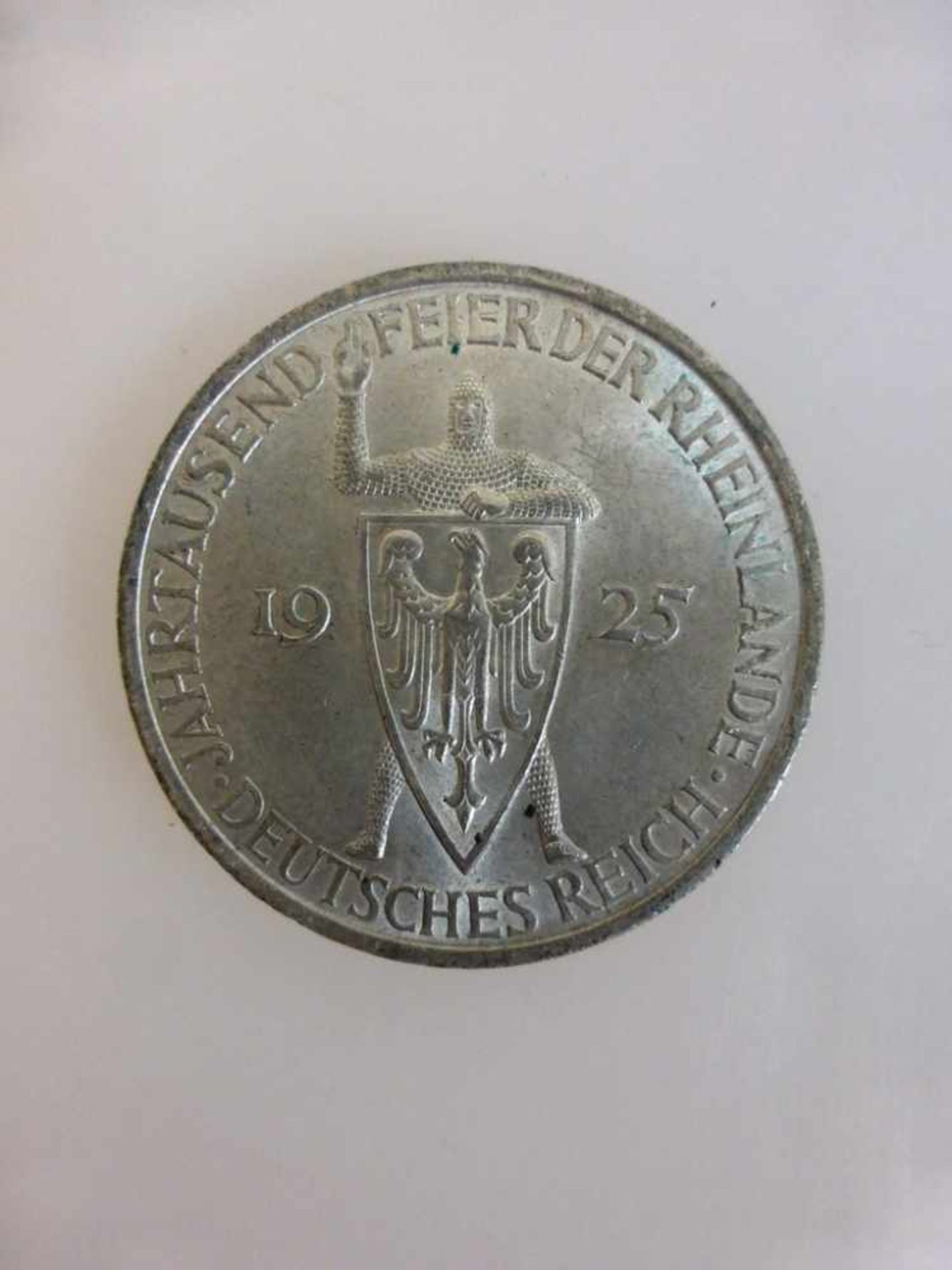 Deutsches Reich - 5 Reichsmark Rheinlande, 1925, vz, Jaeger 322- - -18.00 % buyer's premium on the