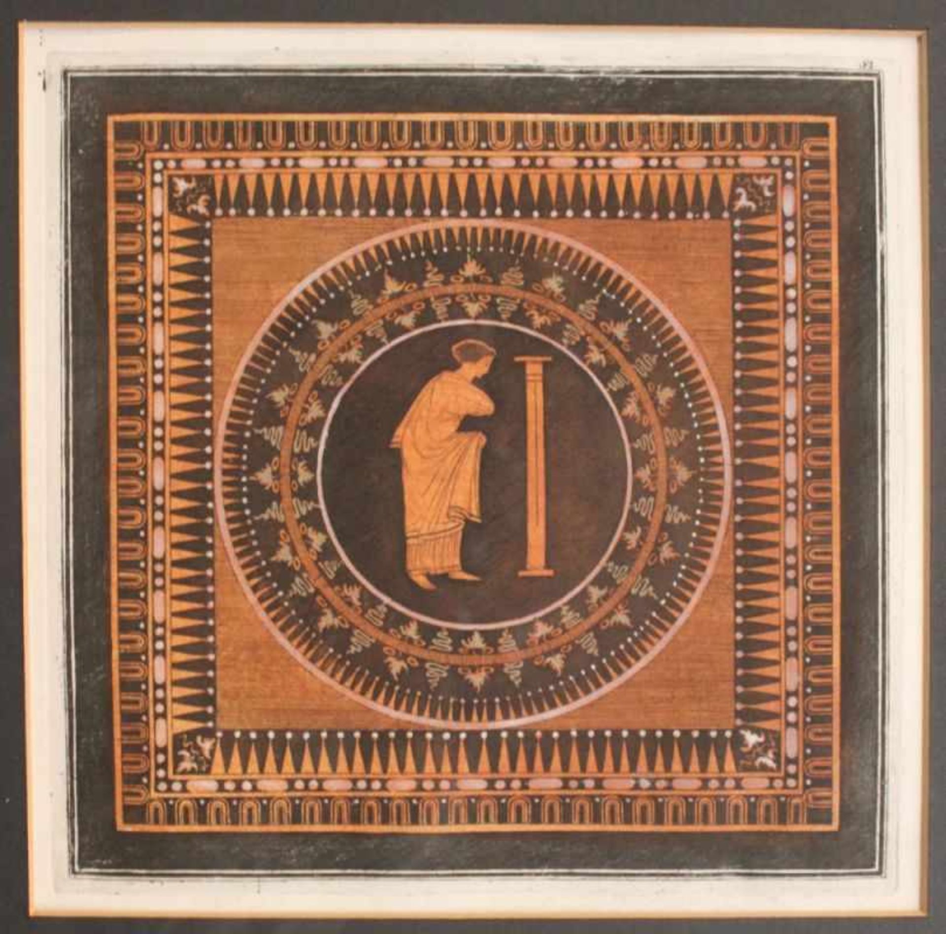 Radierung - 19.Jahrhundert wohl aus: Hancarville, Pierre d'..Antiquités etrusques, grecques et
