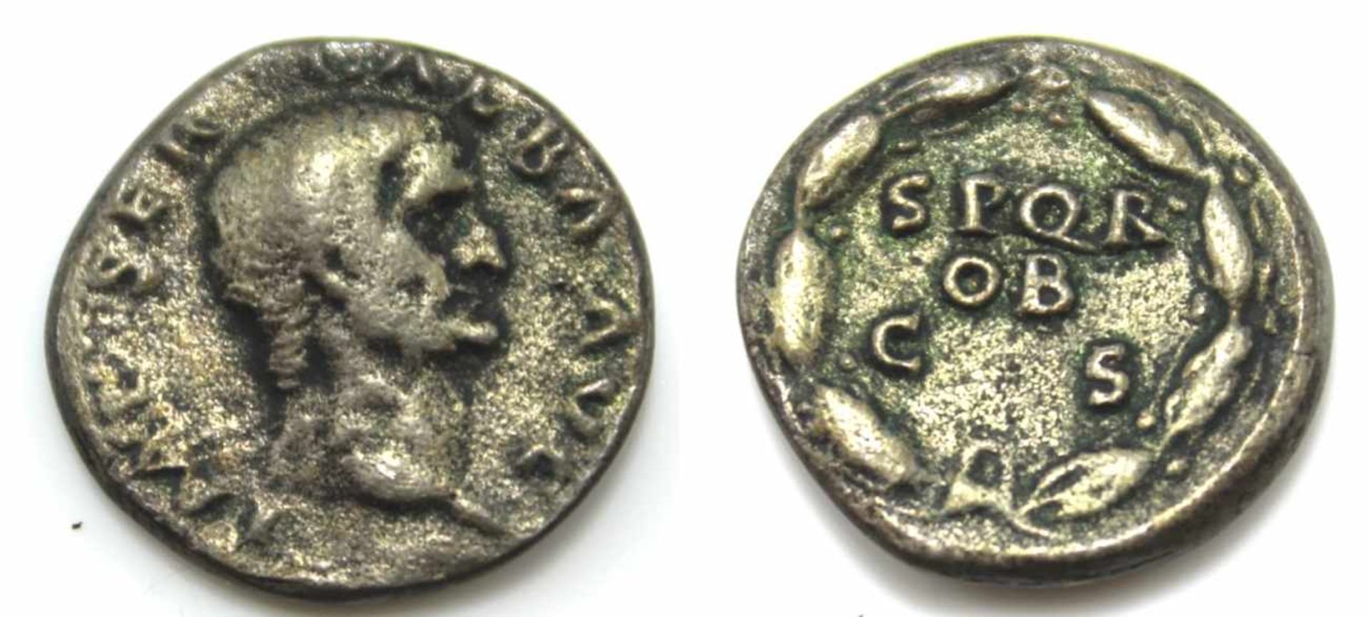 Münze - Römische Kaiserzeit Denar, Silber, Prägezeit Juli 68 - Jan. 69, Vorderseite: Kaiser Galba,