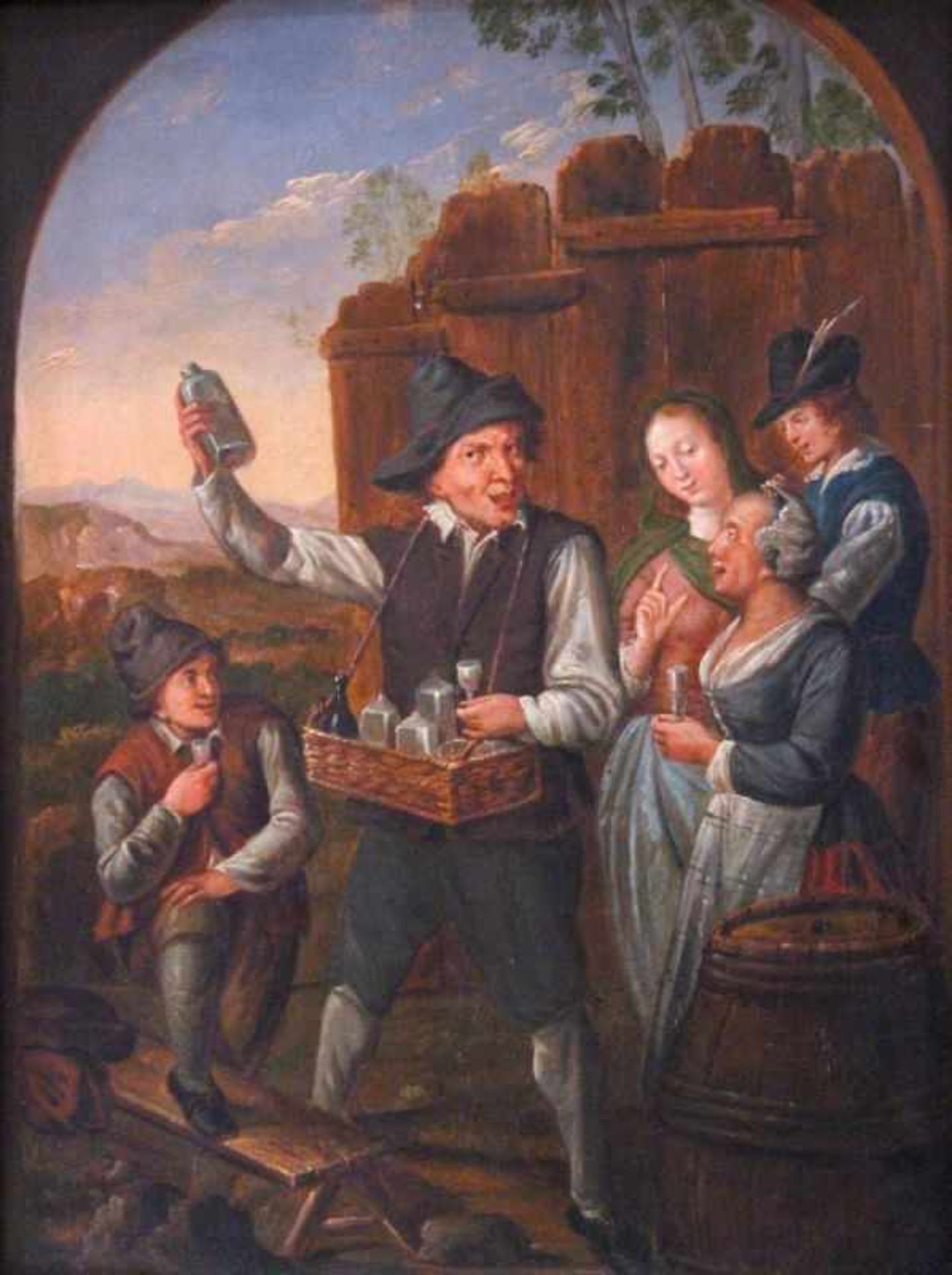 Gemälde - im Stil der Niederländischen Malerei des 17.Jahrhunderts "Niederländische