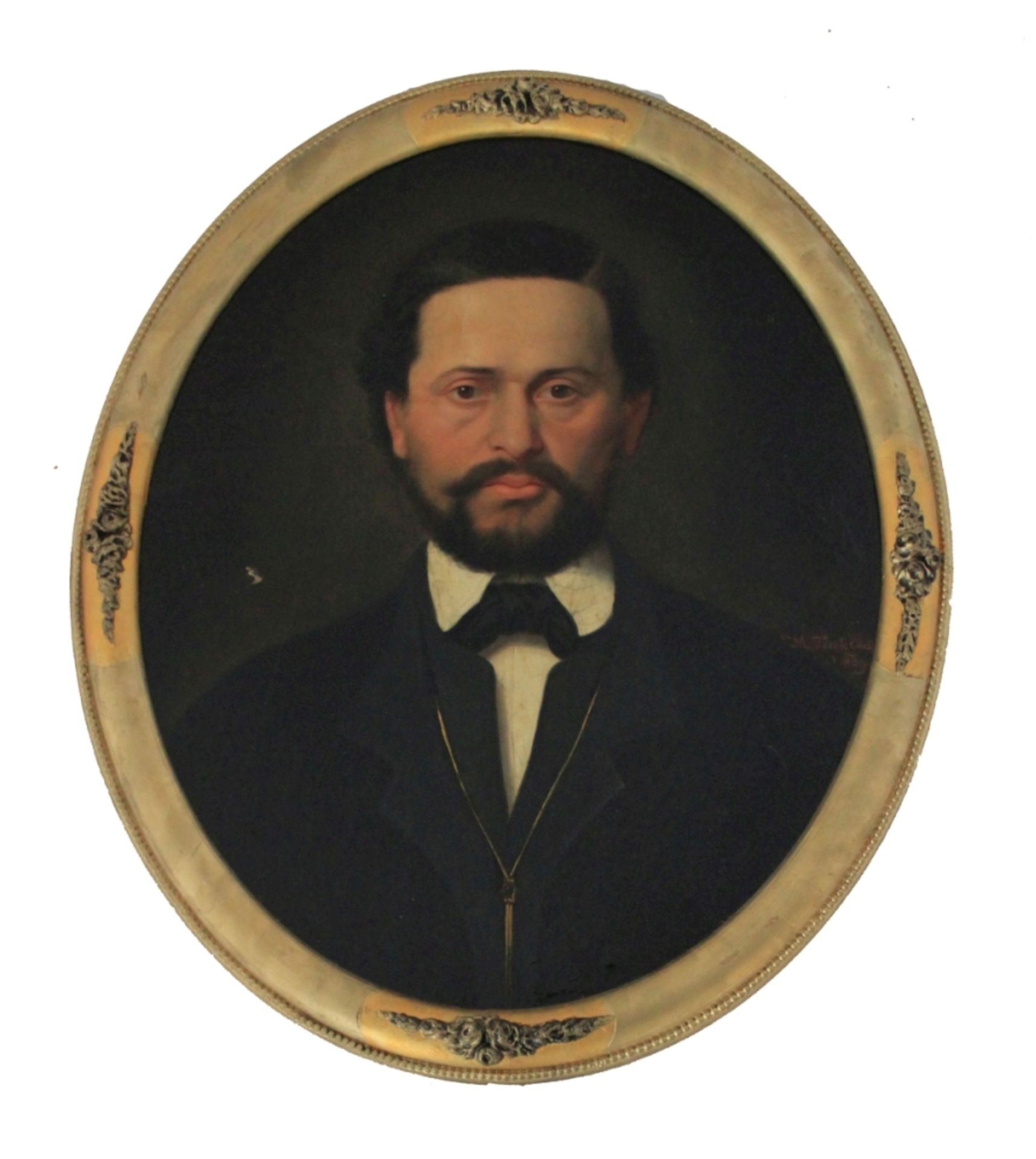 Gemälde - Eduard TÖRÖK attr. (Ungarn 1836-1892) "Herrenbildnis", r.u. signiert M. Török Eduard,