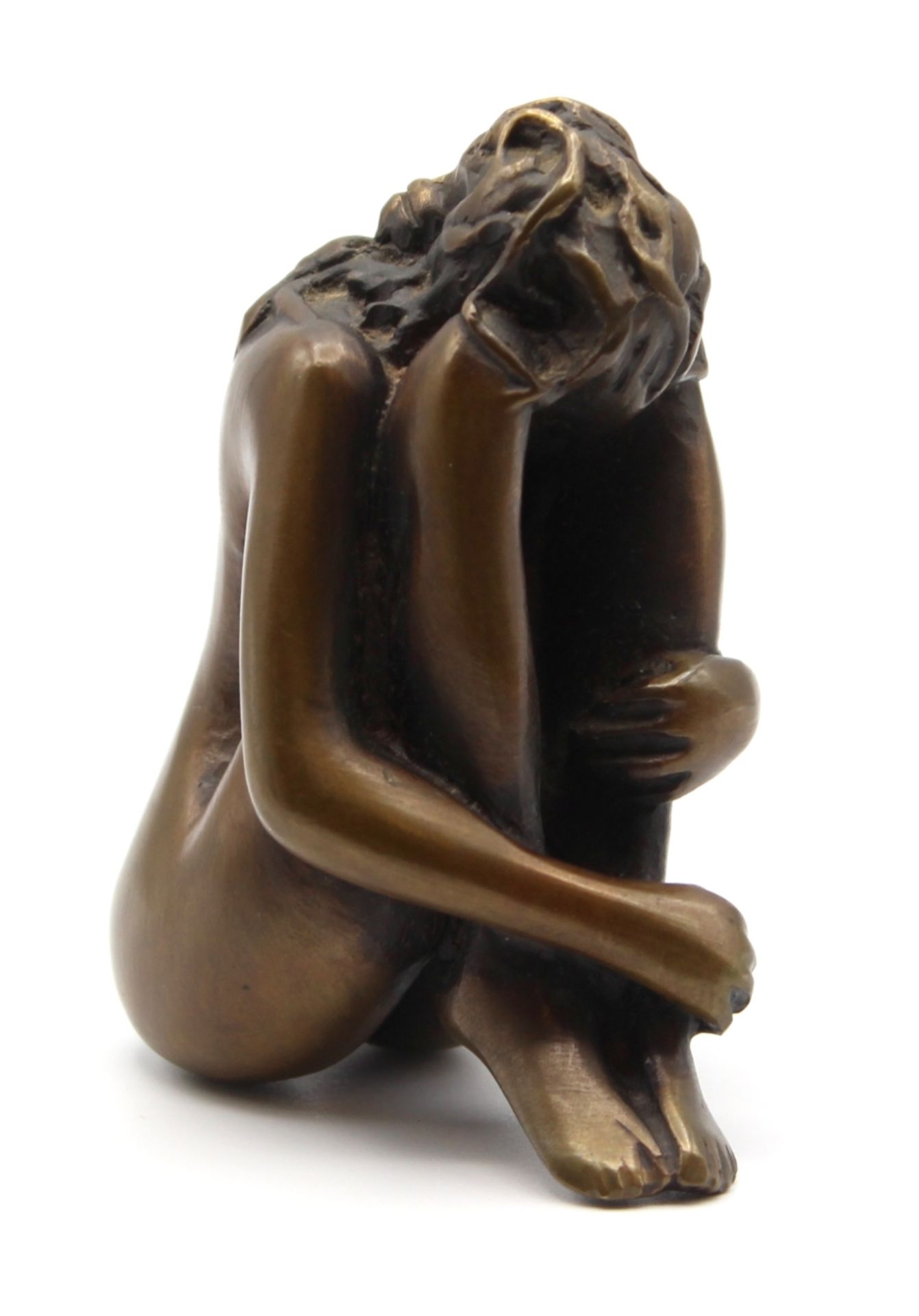 Figur - Bruno Bruni (1935 Gradera/Italien) "Mignon", Bronze, signiert und datiert, Höhe ca. 8