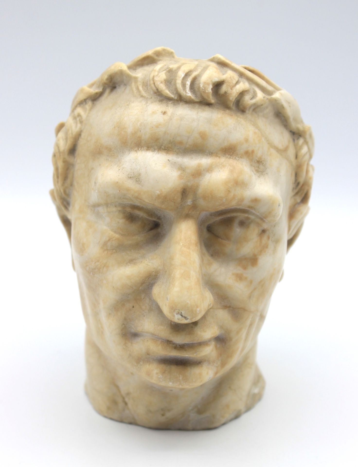 Figur - Grand Tour Objekt "Römischer Kaiser Trajan (53 - 117 Selinus Kilikien)", wohl Italien,