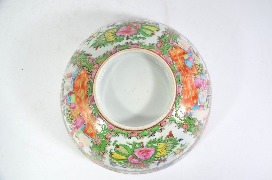 A large Chinese famille rose bowl, 19th century, Cantonese - Image 6 of 6