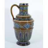 Florence Barlow for Doulton Lambeth, a stoneware jug, circa 1877,