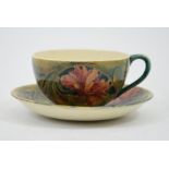 William Moorcroft, a Spanish design cup and saucer