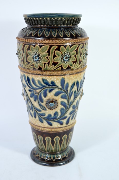 Frank Butler for Doulton Lambeth, a stoneware vase, circa 1882 - Image 3 of 5