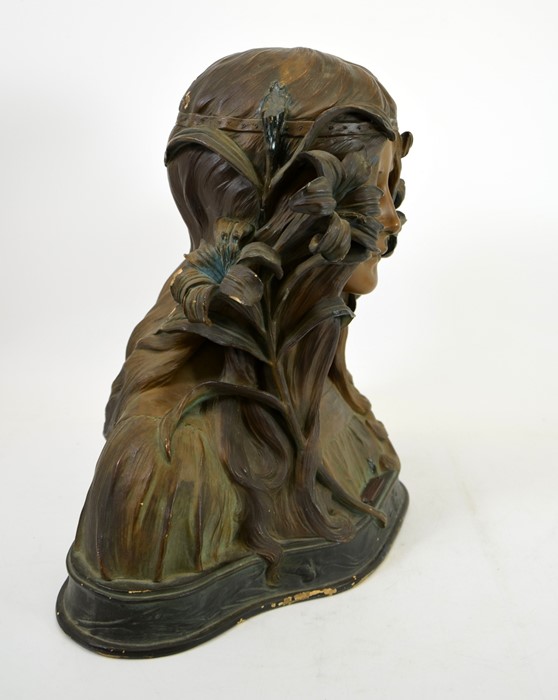 Reps and Trinte, Magdeburger, L'Innocence, a terracotta bronzed bust - Image 4 of 6