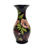 A very large modern Moorcroft Anemone vase