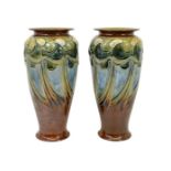 Frank Butler for Royal Doulton, a pair of stoneware vases