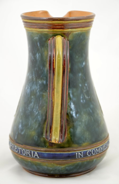A Doulton Lambeth stoneware commemorative Boer War jug - Image 4 of 5