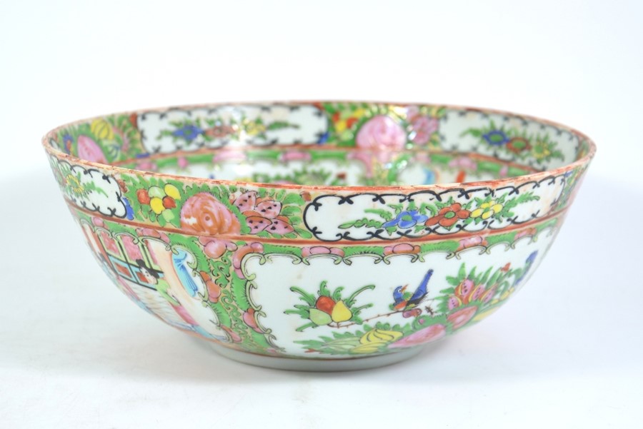 A large Chinese famille rose bowl, 19th century, Cantonese - Image 5 of 6