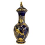 A large Masons Ironstone vase and cover, circa 1830