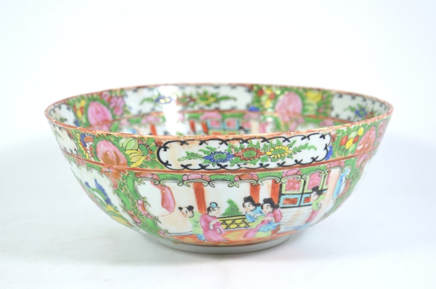 A large Chinese famille rose bowl, 19th century, Cantonese - Image 4 of 6