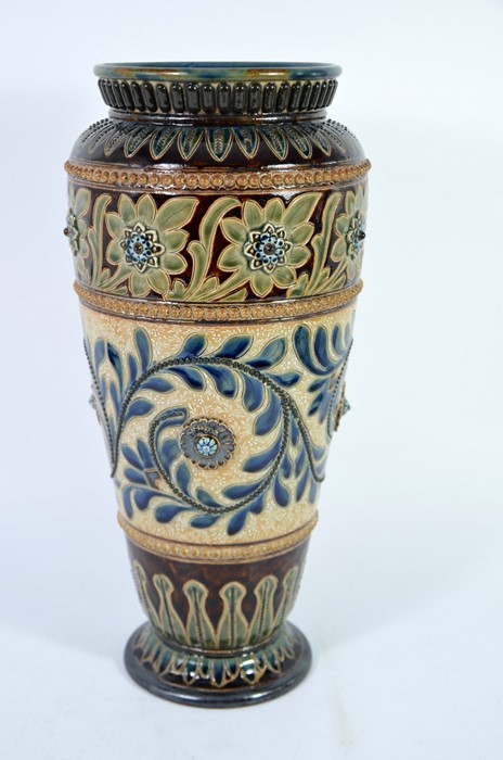 Frank Butler for Doulton Lambeth, a stoneware vase, circa 1882 - Image 2 of 5