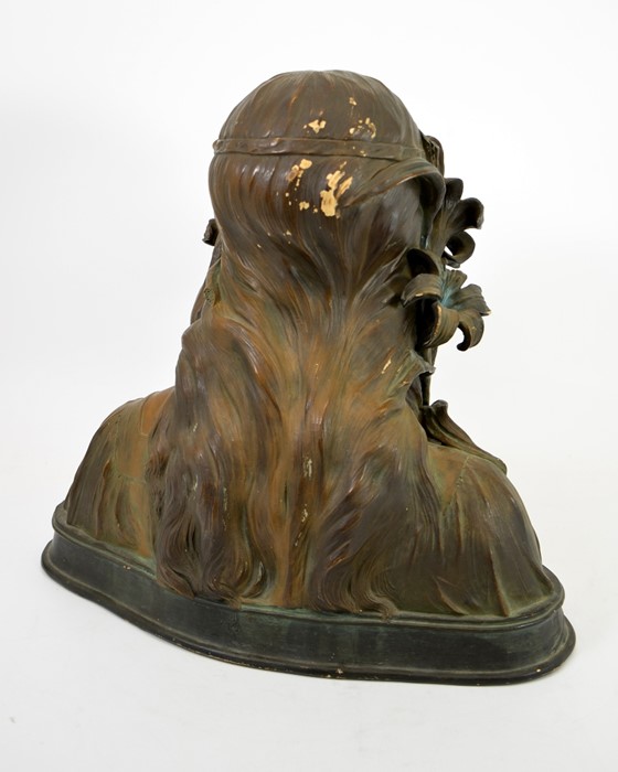 Reps and Trinte, Magdeburger, L'Innocence, a terracotta bronzed bust - Image 3 of 6