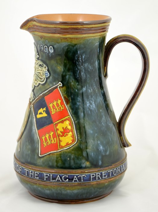 A Doulton Lambeth stoneware commemorative Boer War jug - Image 2 of 5