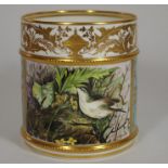 A Lynton Porter mug, decorated with birds