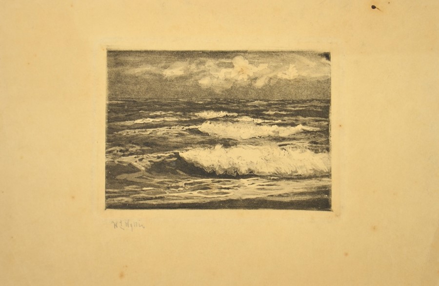 William Lionel Wyllie (1851-1931), Breaking Waves - Image 2 of 2