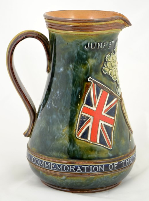 A Doulton Lambeth stoneware commemorative Boer War jug - Image 3 of 5