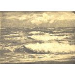 William Lionel Wyllie (1851-1931), Breaking Waves