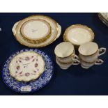 A Queen Anne pattern part tea set