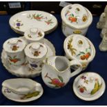 A selection of Royal Worcester 'Evesham' design crockery